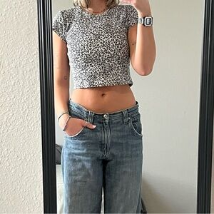 Leopard Print Crop Top